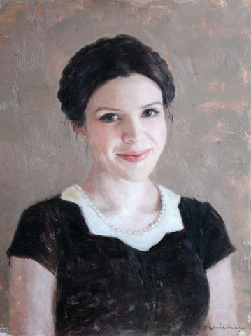 Toronto Portrait Artist Maria Waye painting custom fine art oil painting to bring beauty and elegance into your home.