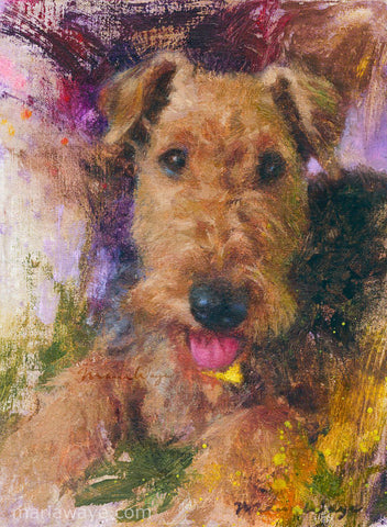 Custom Portrait Oil Painting 8x10" One pet or person (20.32x25.4 cm)