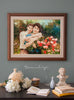 Custom Portrait Oil Painting 18x24" Two people or pets (45.72x60.96 cm)