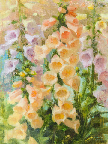 "Foxglove Fancy" Original Oil Painting