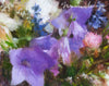 "Mid-Summer Blooms of Allure and Mystery" Original Oil Painting