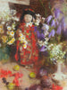 Fine art original Japanese doll still life oil painting by artist Maria Waye You get a one-of-a-kind, original work of art. Oil on linen 9x12 Toronto Canada. You're the only person who owns this unique treasure, and that is a special feeling. If you're passionate about art, then owning an original piece is a way to express who you are. You'll feel good to own art that resonates with you.