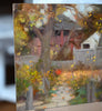 "Falling Leaves" Plein Air Original Oil Painting (unframed)