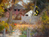 "Falling Leaves" Plein Air Original Oil Painting (unframed)
