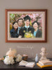 Custom Portrait Oil Painting 18x24" Four people or pets (45.72x60.96 cm)